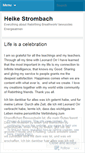Mobile Screenshot of heikestrombach.wordpress.com