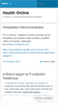 Mobile Screenshot of healthonlineuam.wordpress.com