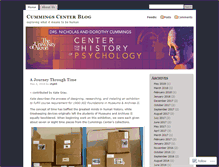 Tablet Screenshot of centerhistorypsychology.wordpress.com