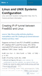 Mobile Screenshot of linuxconfignet.wordpress.com