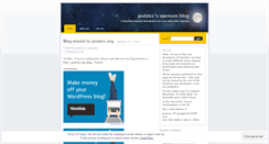 Desktop Screenshot of justincc.wordpress.com