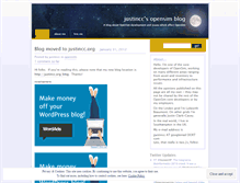 Tablet Screenshot of justincc.wordpress.com