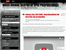 Tablet Screenshot of deadthings2011.wordpress.com