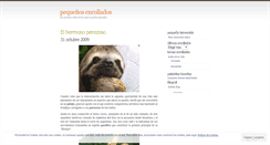 Desktop Screenshot of pequenosenrollados.wordpress.com