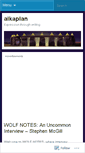 Mobile Screenshot of alkaplan.wordpress.com