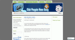 Desktop Screenshot of clubpenguinnewsdaily.wordpress.com
