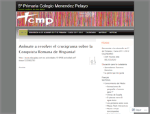 Tablet Screenshot of cmp5primaria.wordpress.com