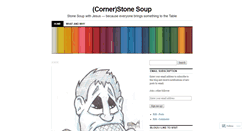 Desktop Screenshot of cornerstonesoup.wordpress.com