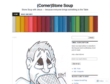 Tablet Screenshot of cornerstonesoup.wordpress.com