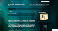 Desktop Screenshot of cuadernosimperfectos.wordpress.com