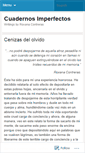 Mobile Screenshot of cuadernosimperfectos.wordpress.com