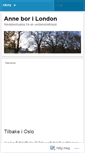 Mobile Screenshot of anneilondon.wordpress.com