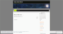 Desktop Screenshot of brianalexflores.wordpress.com