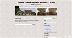 Desktop Screenshot of depauwumc.wordpress.com