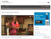 Tablet Screenshot of harrykgillies.wordpress.com