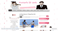 Desktop Screenshot of khuntoriaworld.wordpress.com