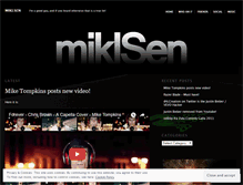 Tablet Screenshot of miklsendk.wordpress.com