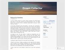 Tablet Screenshot of dreamcollector.wordpress.com