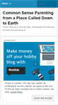 Mobile Screenshot of downtoearthparenting.wordpress.com