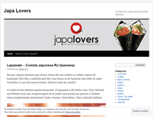 Tablet Screenshot of japalovers.wordpress.com