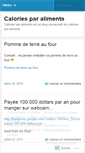Mobile Screenshot of caloriesparaliments.wordpress.com