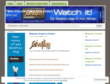 Tablet Screenshot of malayalamchristiansongs.wordpress.com