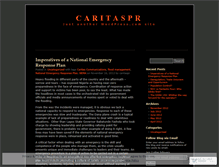 Tablet Screenshot of caritaspr.wordpress.com