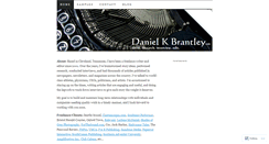 Desktop Screenshot of danielkbrantley.wordpress.com