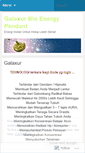 Mobile Screenshot of galaxur.wordpress.com
