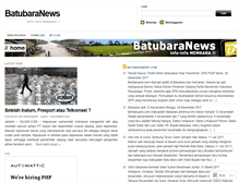 Tablet Screenshot of batubaranews.wordpress.com