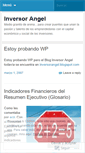 Mobile Screenshot of inversorangel.wordpress.com