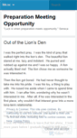 Mobile Screenshot of preparationmeetingopportunity.wordpress.com