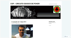 Desktop Screenshot of circuitoosascodepoker.wordpress.com