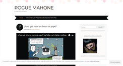 Desktop Screenshot of poguemahonex.wordpress.com