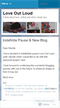 Mobile Screenshot of l0ve0utl0ud.wordpress.com