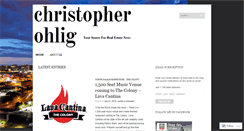 Desktop Screenshot of christopherohlig.wordpress.com