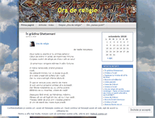 Tablet Screenshot of oradereligie.wordpress.com