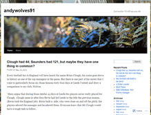 Tablet Screenshot of andywolves91.wordpress.com