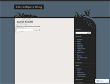 Tablet Screenshot of claireifips.wordpress.com