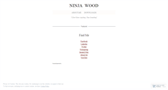 Desktop Screenshot of ninjaw00d.wordpress.com