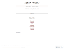 Tablet Screenshot of ninjaw00d.wordpress.com