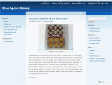 Tablet Screenshot of blueapronbakery.wordpress.com