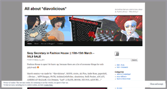 Desktop Screenshot of diavolicious.wordpress.com