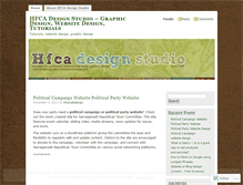 Tablet Screenshot of hfcawebdesign.wordpress.com