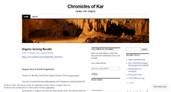 Desktop Screenshot of karchronicles.wordpress.com