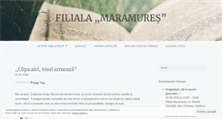 Desktop Screenshot of maramuresfiliala.wordpress.com
