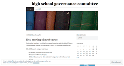 Desktop Screenshot of hsgovernance.wordpress.com