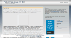Desktop Screenshot of povejresnico.wordpress.com