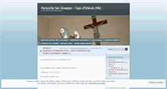 Desktop Screenshot of parrocchiasangiuseppe.wordpress.com