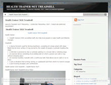 Tablet Screenshot of healthtrainer502ttreadmillqymj.wordpress.com
